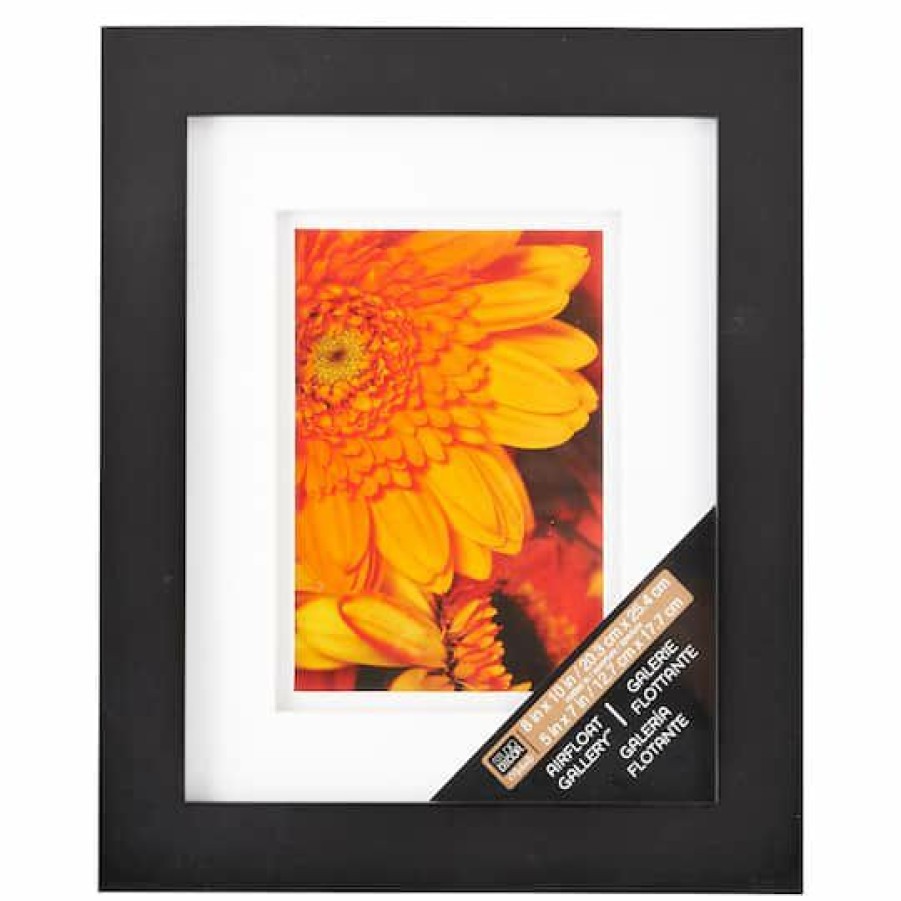 Frames * | Flash Sale Gallery Frame With Double Mat By Studio Decor By Studio Decor Black