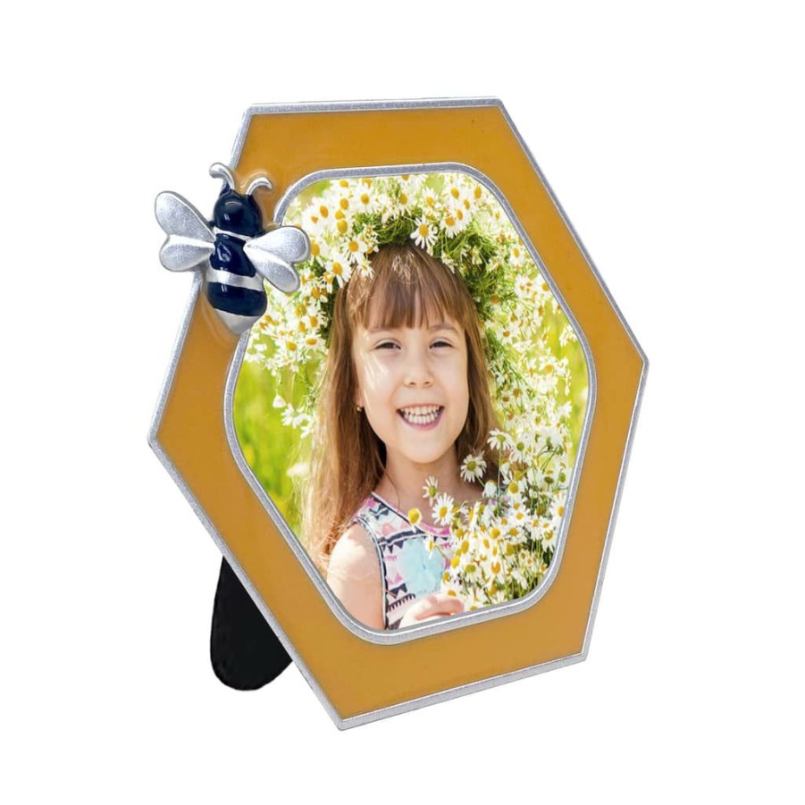 Frames * | Budget 24 Pack: Die-Cast Bee 2.5 X 2.5 Mini Frame By Studio Decor By Studio Decor