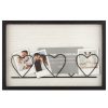 Frames * | Outlet 5 Opening Black Wire Heart Collage Frame By Studio Decor By Studio Decor