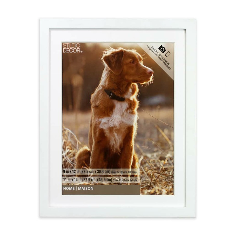 Frames * | Best Deal 8 Pack: White Tyler Frame, 11 X 14 With 9 X 12 Mat, Home Collection By Studio Decor By Studio Decor