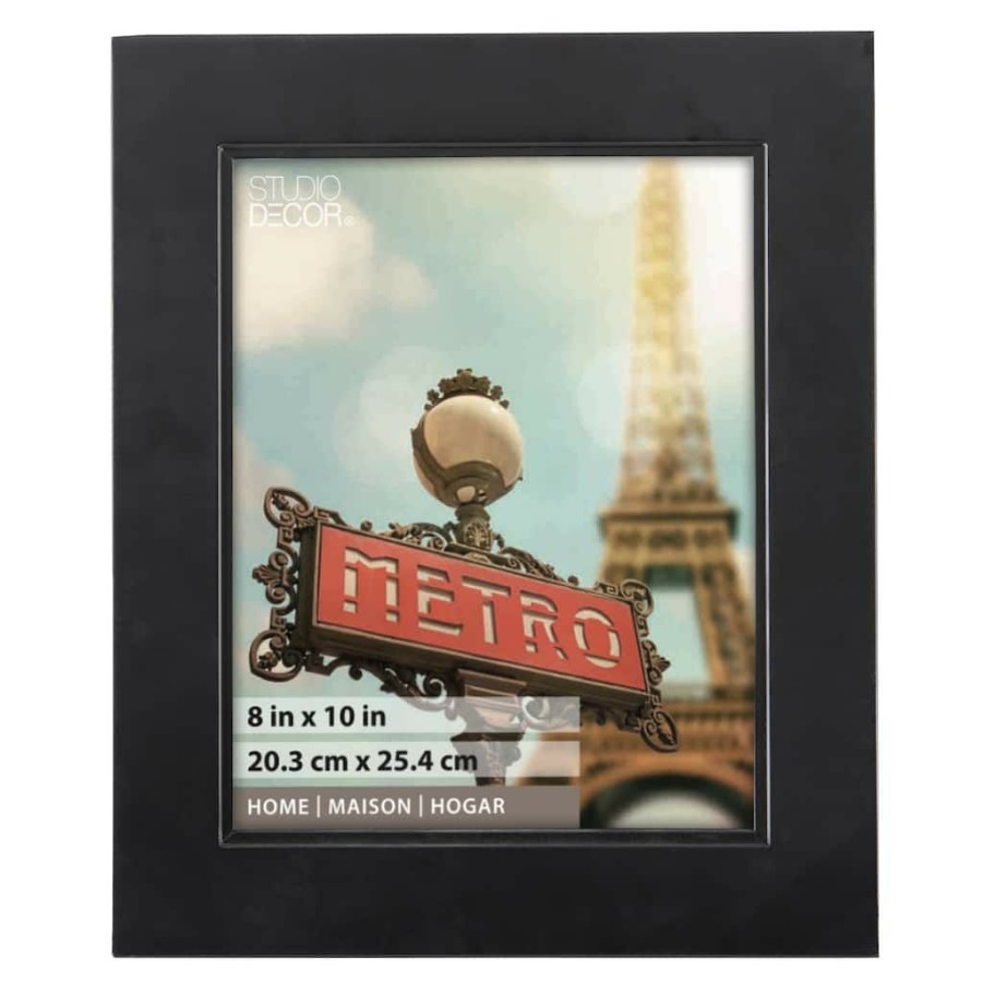 Frames * | Brand New 12 Pack: Black Studio 8 X 10 Frame, Home By Studio Decor By Studio Decor