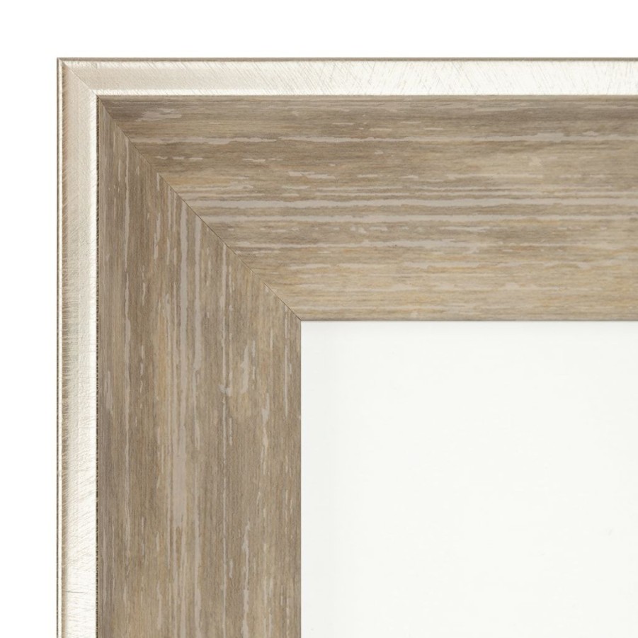 Frames * | Deals Frame With Mat By Studio Decor By Studio Decor Champagne