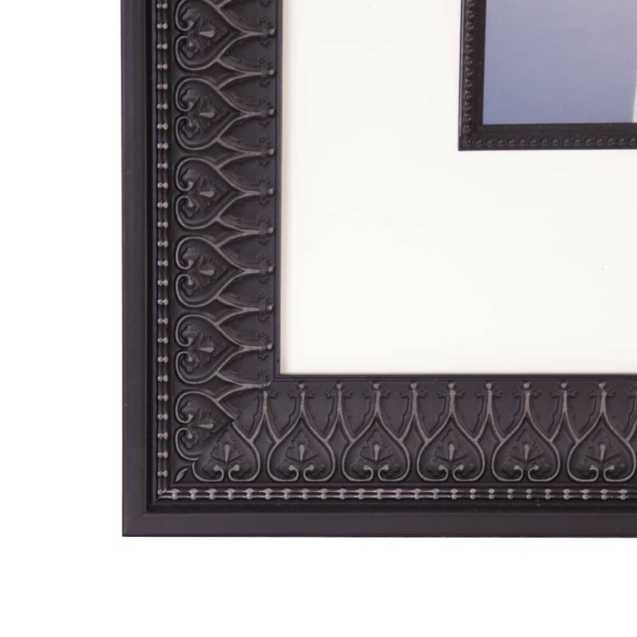 Frames * | Outlet 6 Pack: Hearts Frame With Mat, Home By Studio Decor By Studio Decor Black