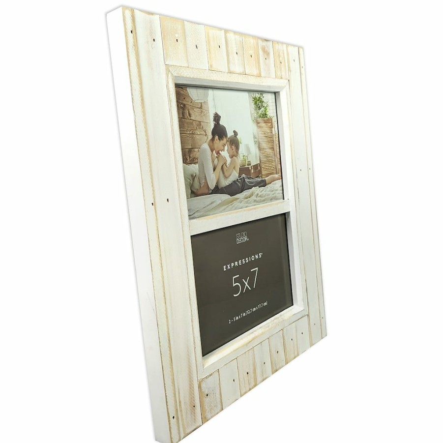 Frames * | Deals 12 Pack: 2 Opening White Salvage Chic 5 X 7 Frame, Expressions By Studio Decor By Studio Decor