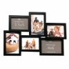 Frames * | Outlet 12 Pack: 6 Opening Black Collage Frame, Expressions By Studio Decor By Studio Decor