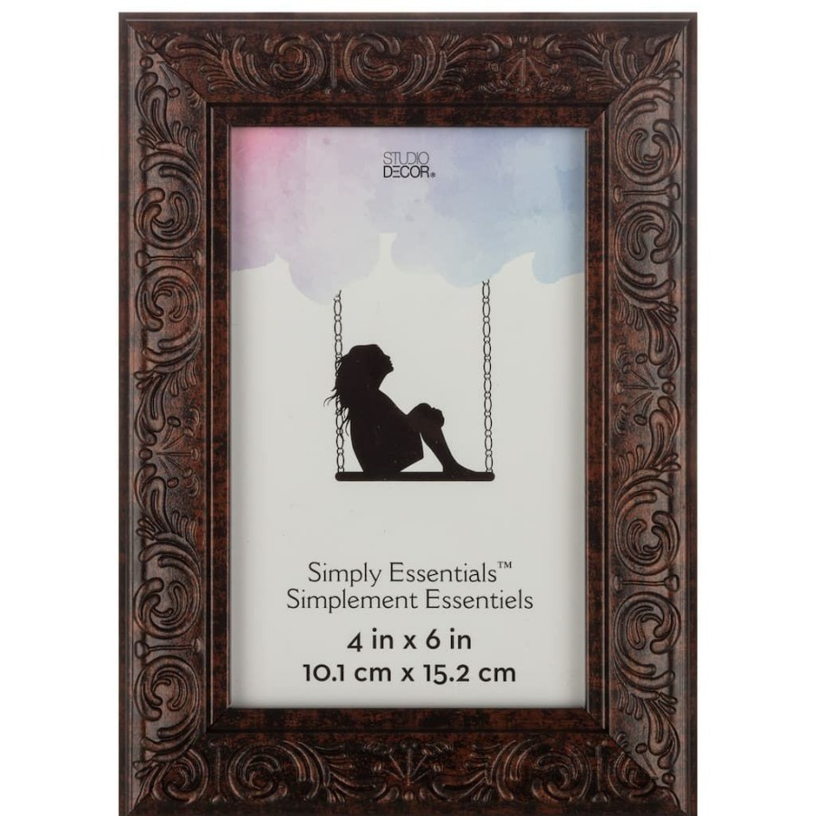 Frames * | Best Reviews Of Script Frame, Simply Essentials By Studio Decor By Studio Decor Bronze