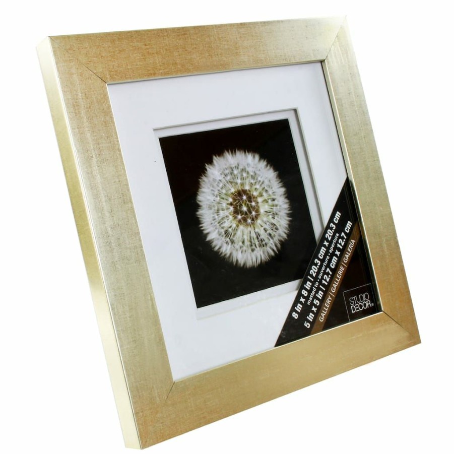 Frames * | Buy Gallery Frame With Double Mat By Studio Decor By Studio Decor Champagne