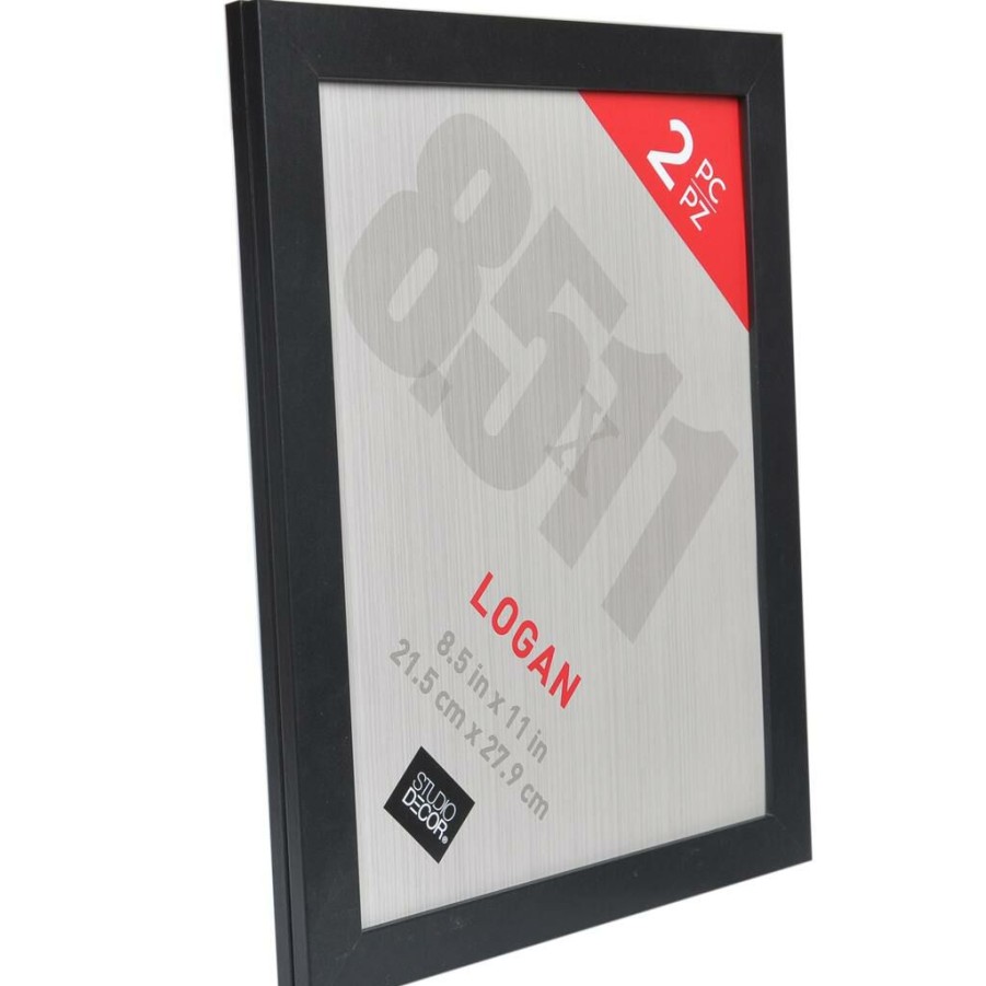 Frames * | Deals 12 Packs: 2 Ct. (24 Total) Tabletop Frames, Logan By Studio Decor By Studio Decor Black