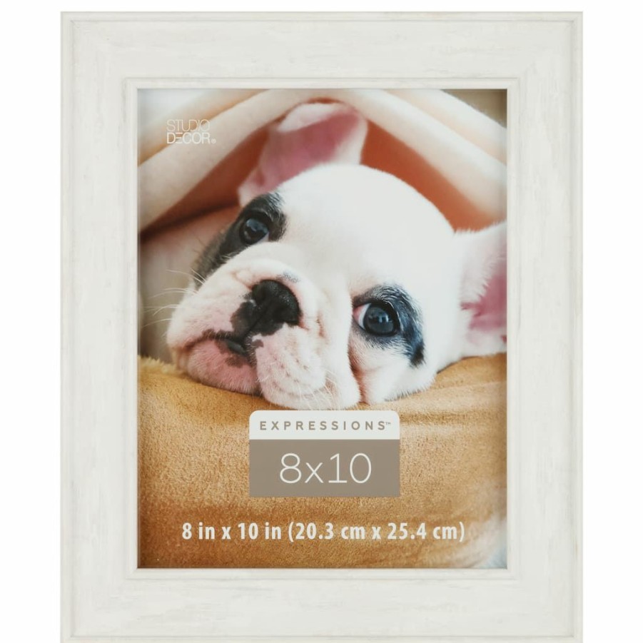 Frames * | Coupon Whitewashed Inner & Outer Lip 8 X 10 Frame, Expressions By Studio Decor By Studio Decor