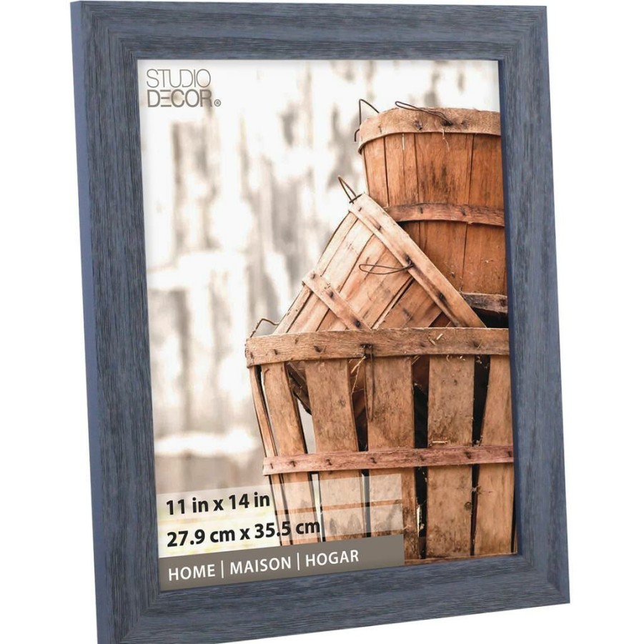 Frames * | Best Deal 8 Pack: Distressed Frame, Home Collection By Studio Decor By Studio Decor Blue