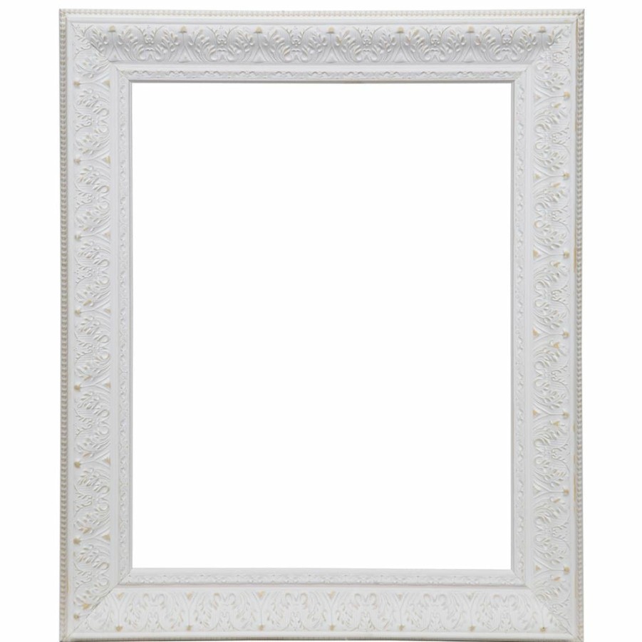 Frames * | Best Deal Wide Whitewashed Open Back Frame, 16 X 20 By Studio Decor By Studio Decor