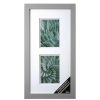 Frames * | New Gray 2-Opening Gallery Frame With Double Mat By Studio Decor By Studio Decor