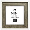 Frames * | Discount Gray & White Mini Frame By Studio Decor By Studio Decor