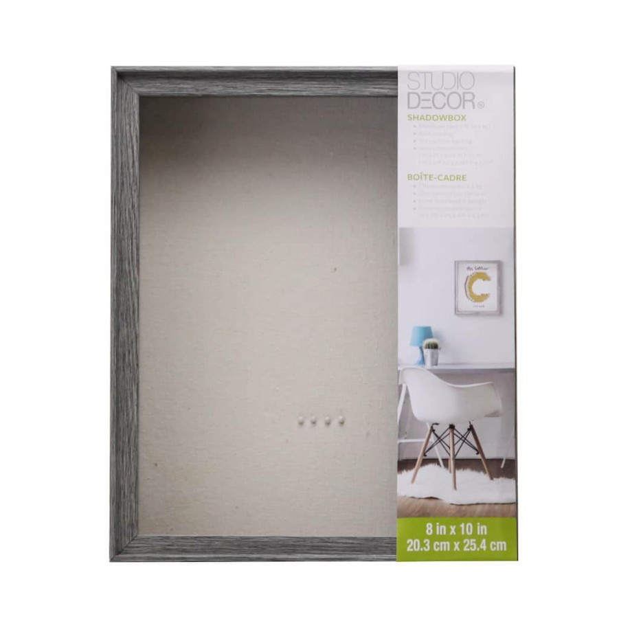 Frames * | Best Reviews Of 12 Pack: Gray 8 X 10 Shadow Box By Studio Decor By Studio Decor