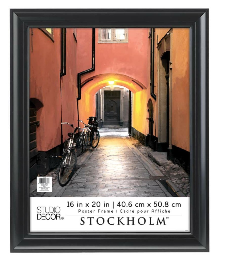 Holidays & Occasions * | Wholesale 8 Pack: Poster Frame, Stockholm By Studio Decor By Studio Decor Black