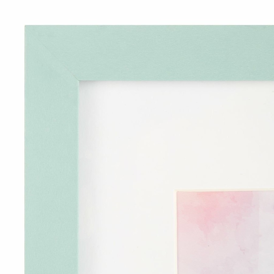 Frames * | Brand New 12 Pack: Linear Frame With Mat, Simply Essentials By Studio Decor By Studio Decor Teal