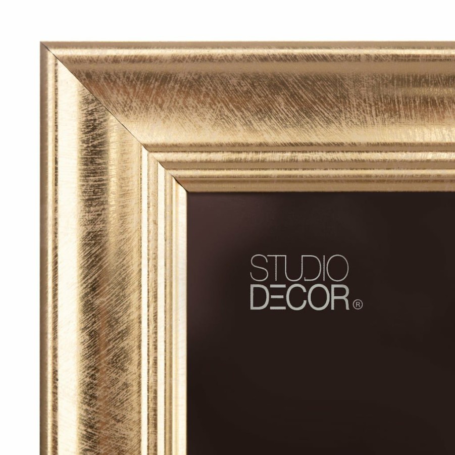 Frames * | Wholesale 12 Pack: Gold Scoop 8 X 10 Frame, Expressions By Studio Decor By Studio Decor