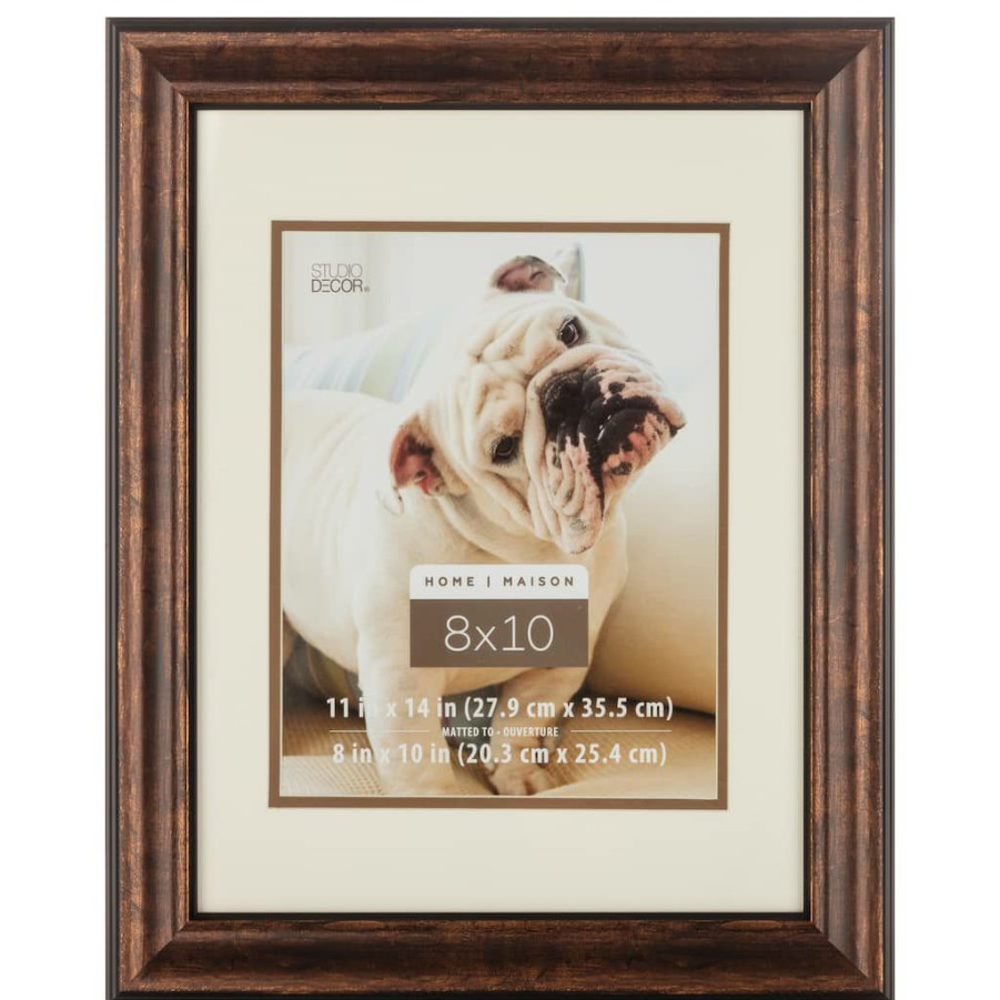 Frames * | Best Pirce 8 Pack: Bronze 8 X 10 Frame With Mat, Home By Studio Decor By Studio Decor