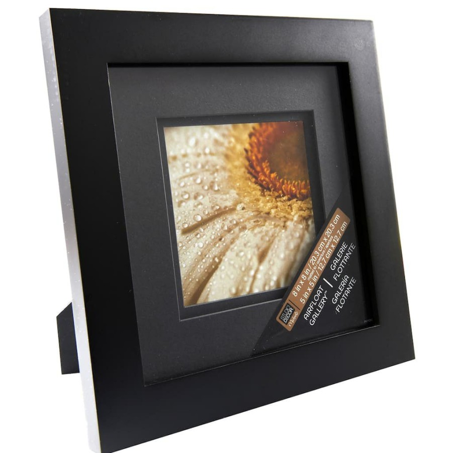 Frames * | Promo Gallery Frame With Double Mat By Studio Decor By Studio Decor Black