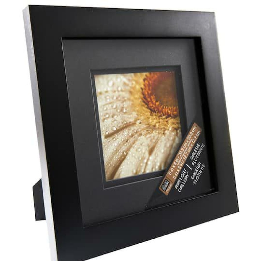 Frames * | Promo Gallery Frame With Double Mat By Studio Decor By Studio Decor Black