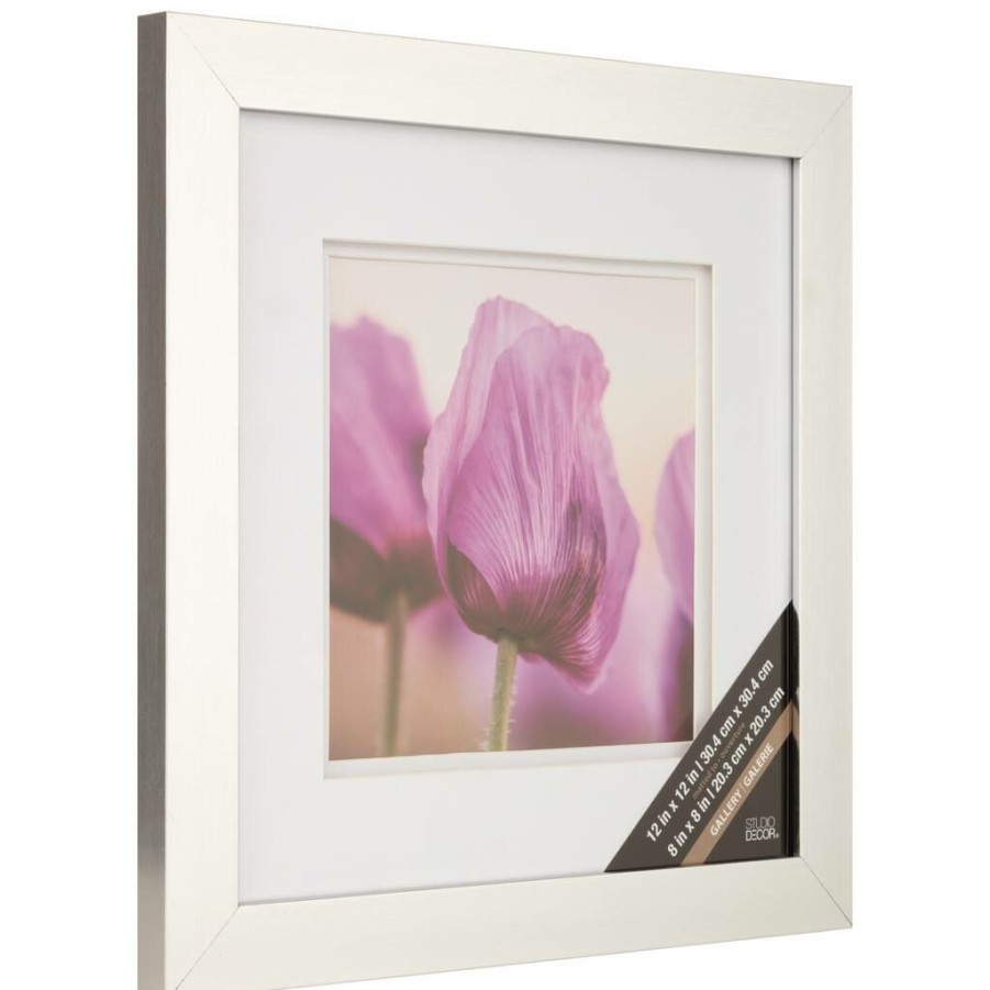 Frames * | Budget 6 Pack: Galvanized Frame With Double Mat, Gallery By Studio Decor By Studio Decor Silver