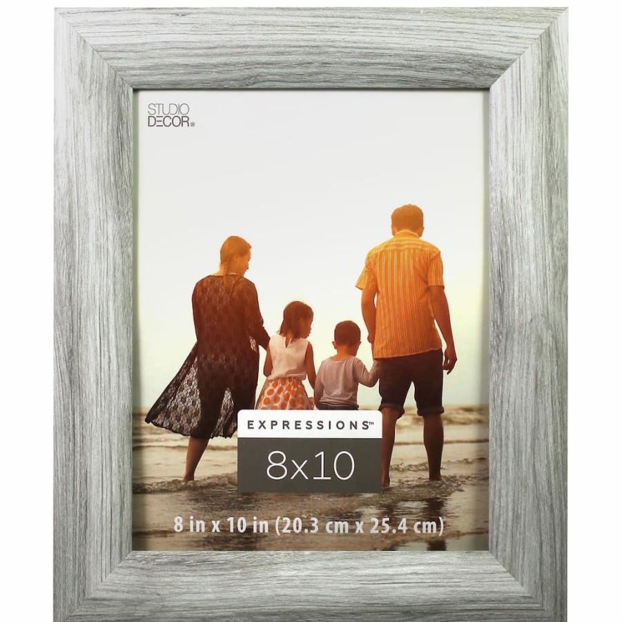 Frames * | Wholesale 12 Pack: Gray Briar 8 X 10 Frame, Expressions By Studio Decor By Studio Decor