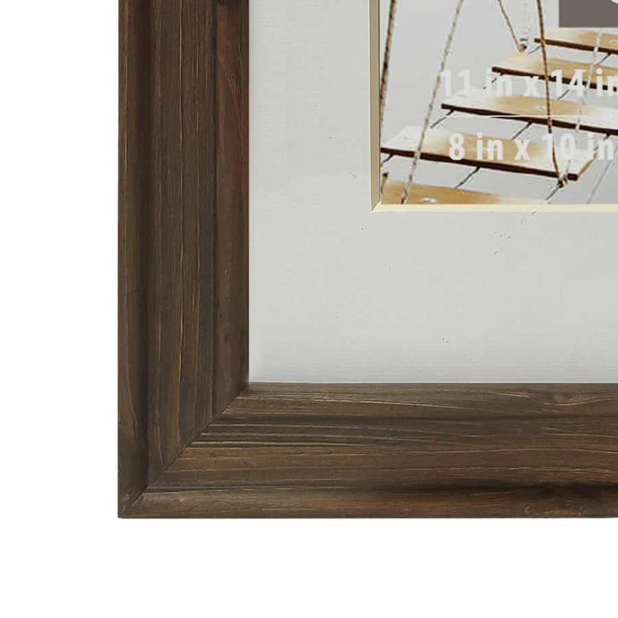 Frames * | Promo Walnut 8 X 10 Frame, Home By Studio Decor By Studio Decor