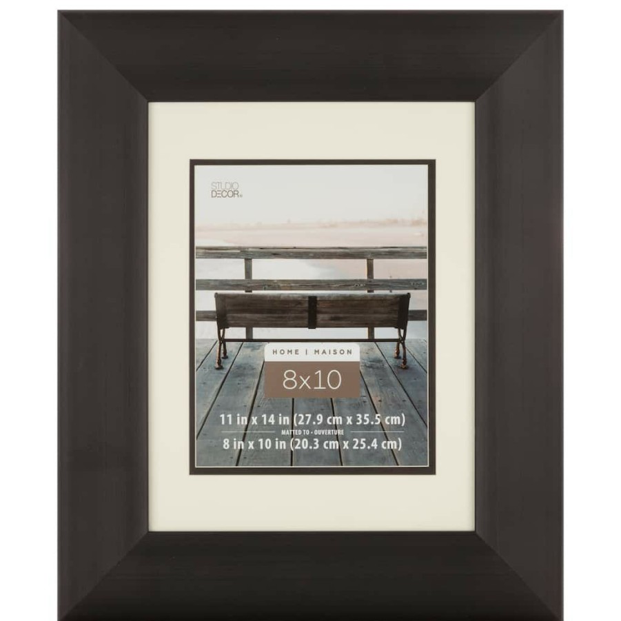 Frames * | Buy 12 Pack: Black 8 X 10 Scoop Frame With Mat, Home Collection By Studio Decor By Studio Decor