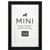 Frames * | Top 10 Black Mini Frame With Mat By Studio Decor By Studio Decor