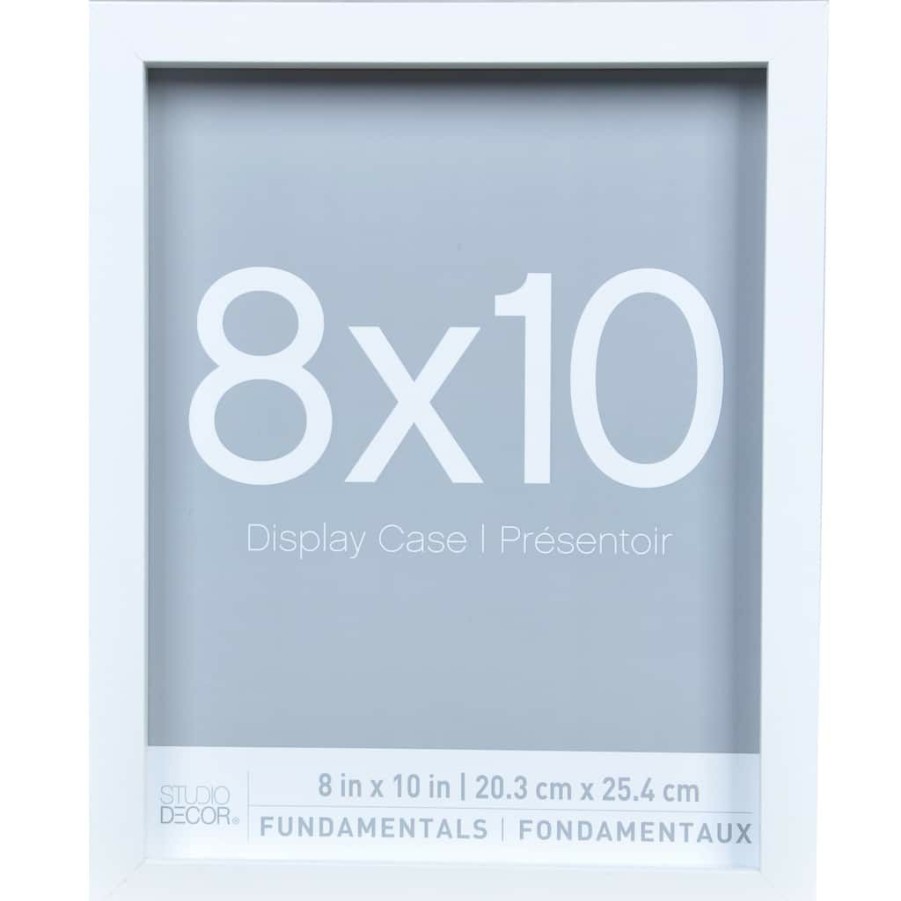 Frames * | Wholesale 9 Packs: 3 Ct. (27 Total) White Fundamentals 8 X 10 Display Case By Studio Decor By Studio Decor