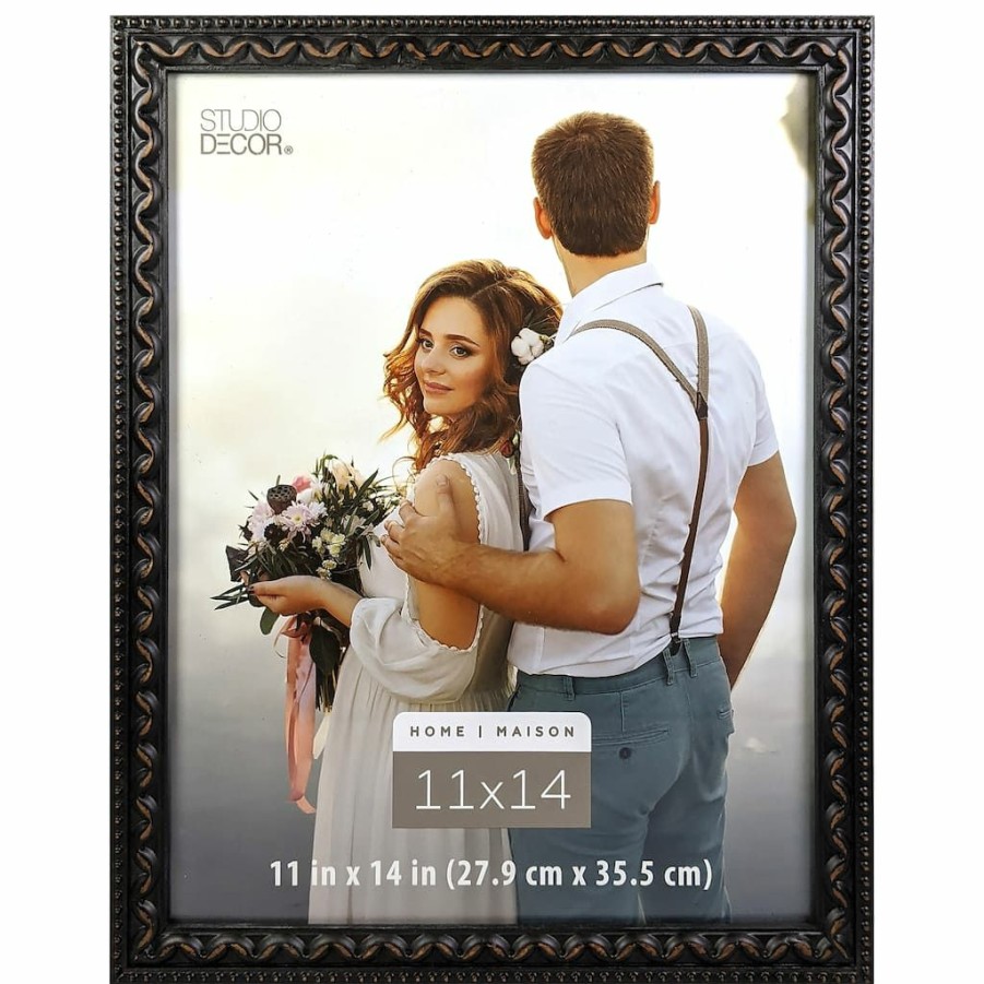 Frames * | Coupon Marisol Black 11 X 14 Frame, Home By Studio Decor By Studio Decor