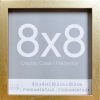 Frames * | Flash Sale 3 Pack Gold Fundamentals 8 X 8 Display Case By Studio Decor By Studio Decor