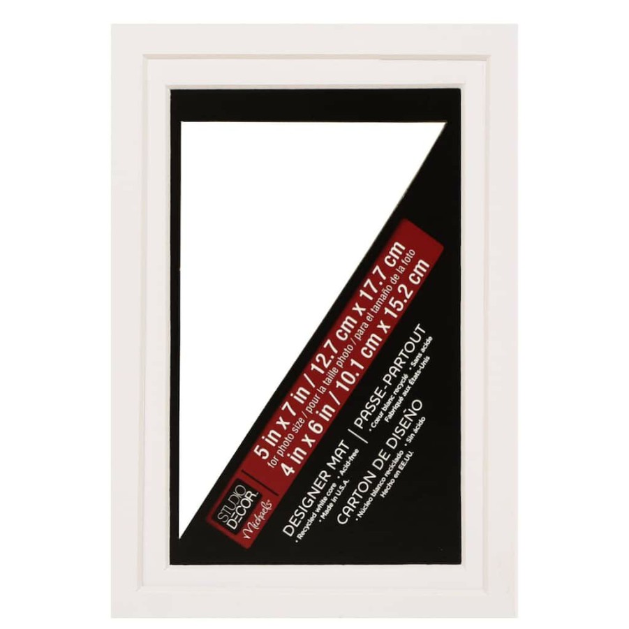 Frames * | Best Reviews Of 5 X 7 Double Mat By Studio Decor , 4 X 6 Opening By Studio Decor