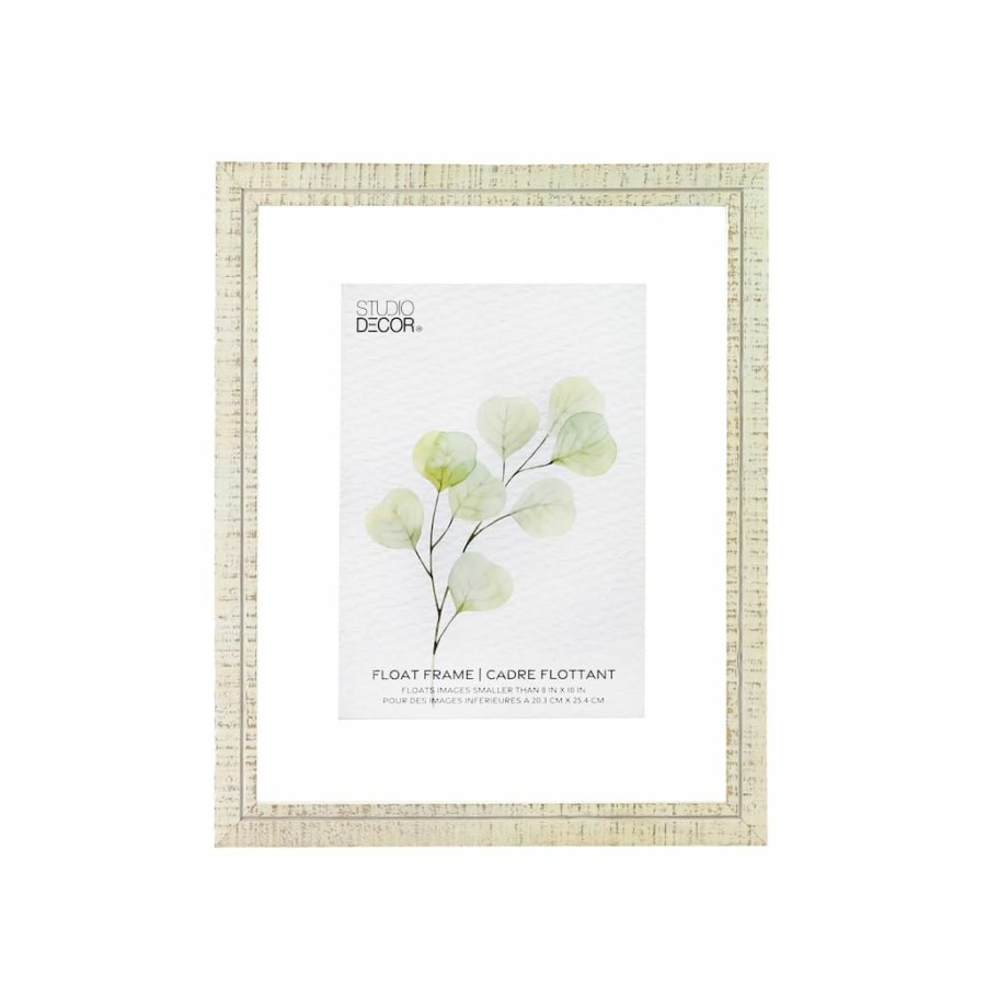 Frames * | Buy 6 Pack: White 8 X 10 Wooden Float Frame By Studio Decor By Studio Decor