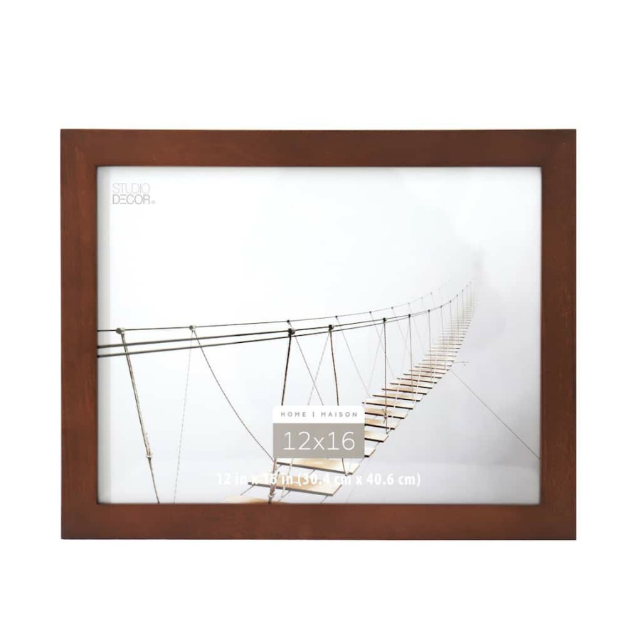 Frames * | Discount Flat Frame, Home Collection By Studio Decor By Studio Decor Espresso