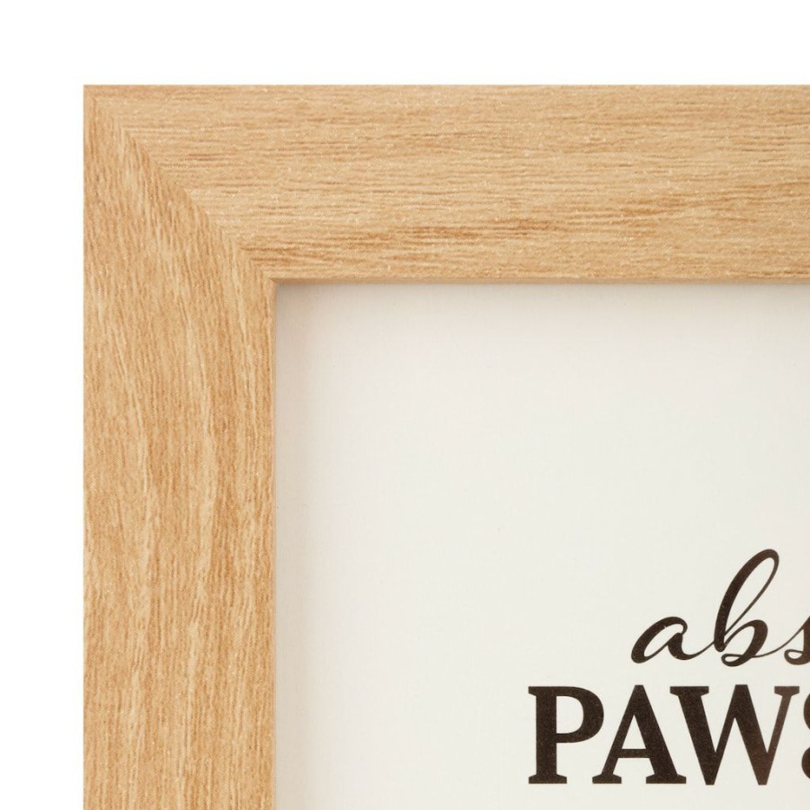 Frames * | Cheapest Natural Absolutely Pawsome 4 X 6 Tabletop Frame With Mat By Studio Decor By Studio Decor