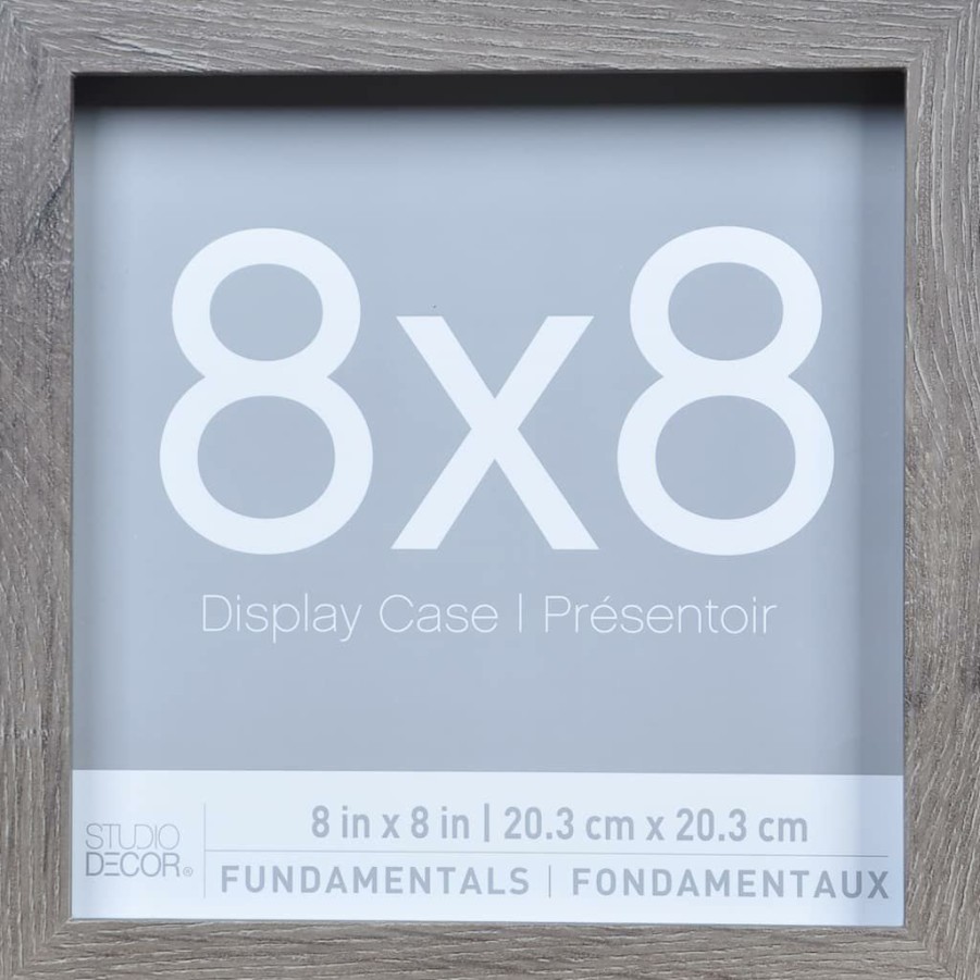 Frames * | Buy 12 Packs: 3 Ct. (36 Total) Gray 8 X 8 Shadow Boxes, Fundamentals By Studio Decor By Studio Decor