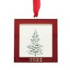 Frames * | Promo Red 2022 Square Ornament Frame By Studio Decor By Studio Decor