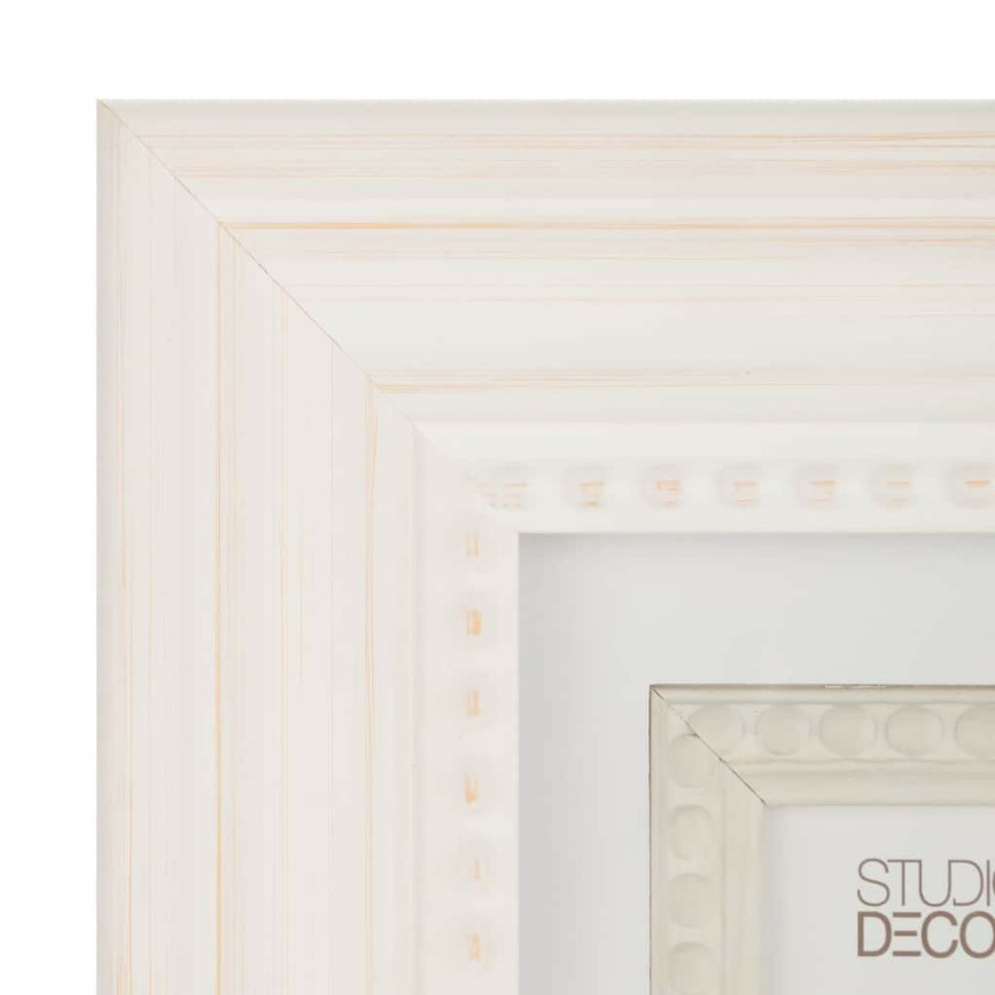 Frames * | Coupon White With Fillet 4 X 6 Frame, Expressions By Studio Decor By Studio Decor