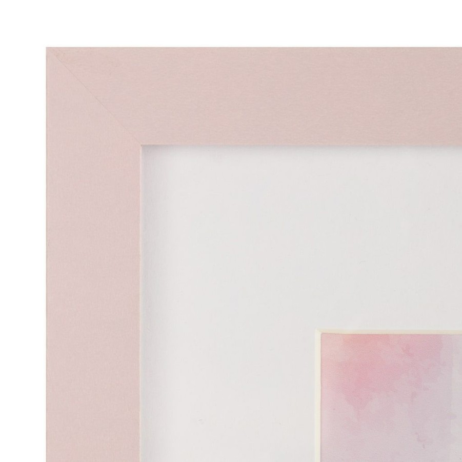 Frames * | Buy Pink Linear 4 X 6 Frame With Mat, Simply Essentials By Studio Decor By Studio Decor