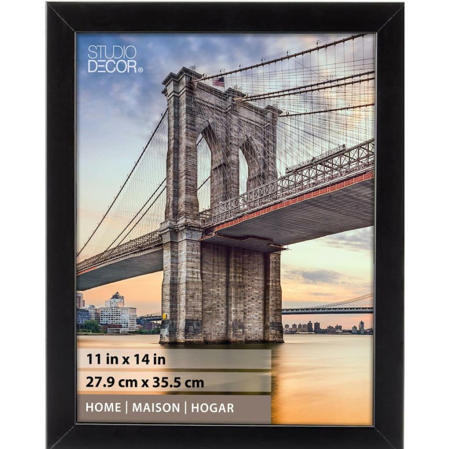 Frames * | Buy 12 Pack: Flat Frame, Home By Studio Decor By Studio Decor Black