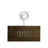 Frames * | Promo Walnut Family Block Clip Frame By Studio Decor By Studio Decor