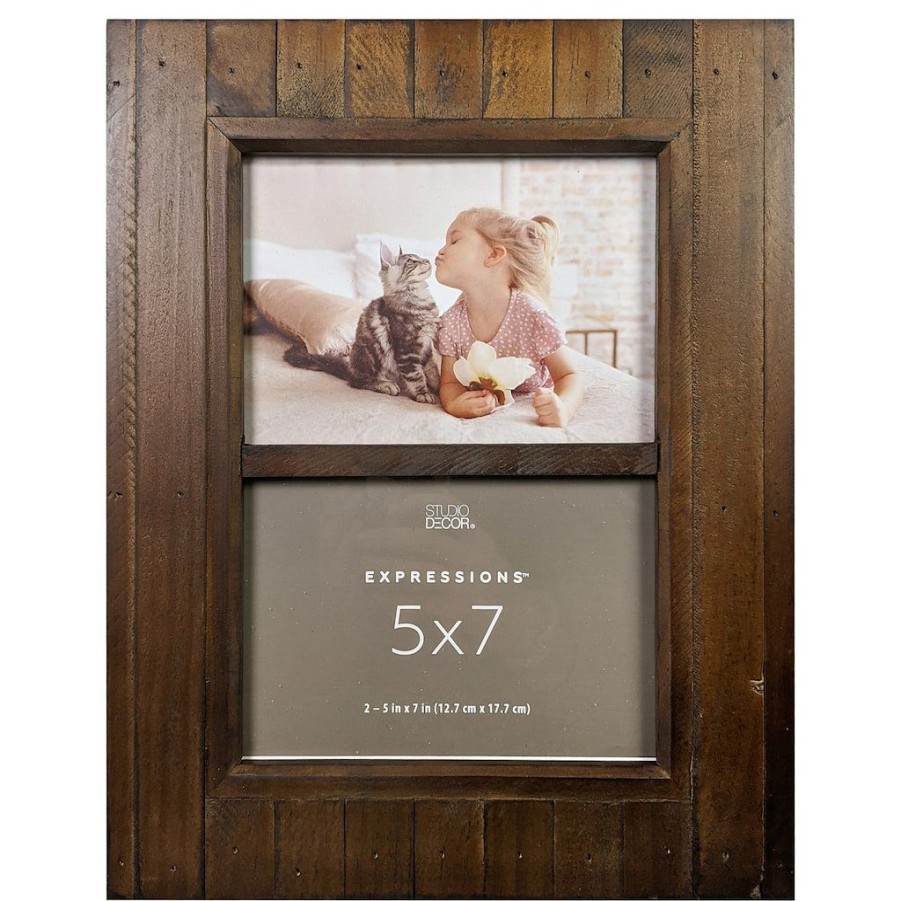 Frames * | Outlet 12 Pack: 2 Opening Espresso Salvage Chic 5 X 7 Frame, Expressions By Studio Decor By Studio Decor